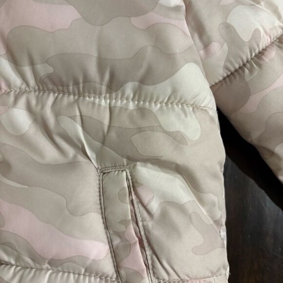 Girls Toddler Pink Camo Puffer Jacket 3T - Picture 4 of 9